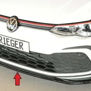 Rieger Frontsplitter VW Golf MK8 GTI 2020+ - Högblank Svart