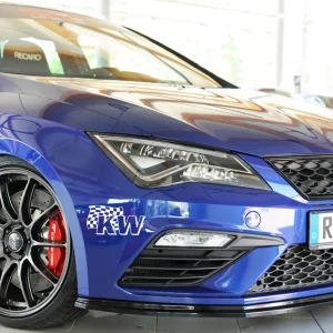 Rieger Frontsplitter Seat Leon FR/Cupra 5F Facelift - Högblank Svart