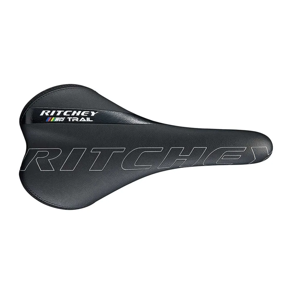 RITCHEY WCS TRAIL Rails CrN/Ti 132 mm svart sadel