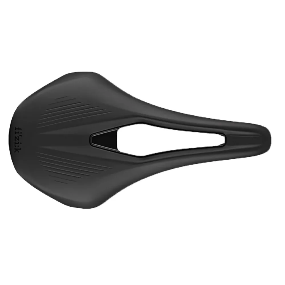 Sadel FIZIK VENTO ARGO R1 140 mm kolfiberskenor Svart