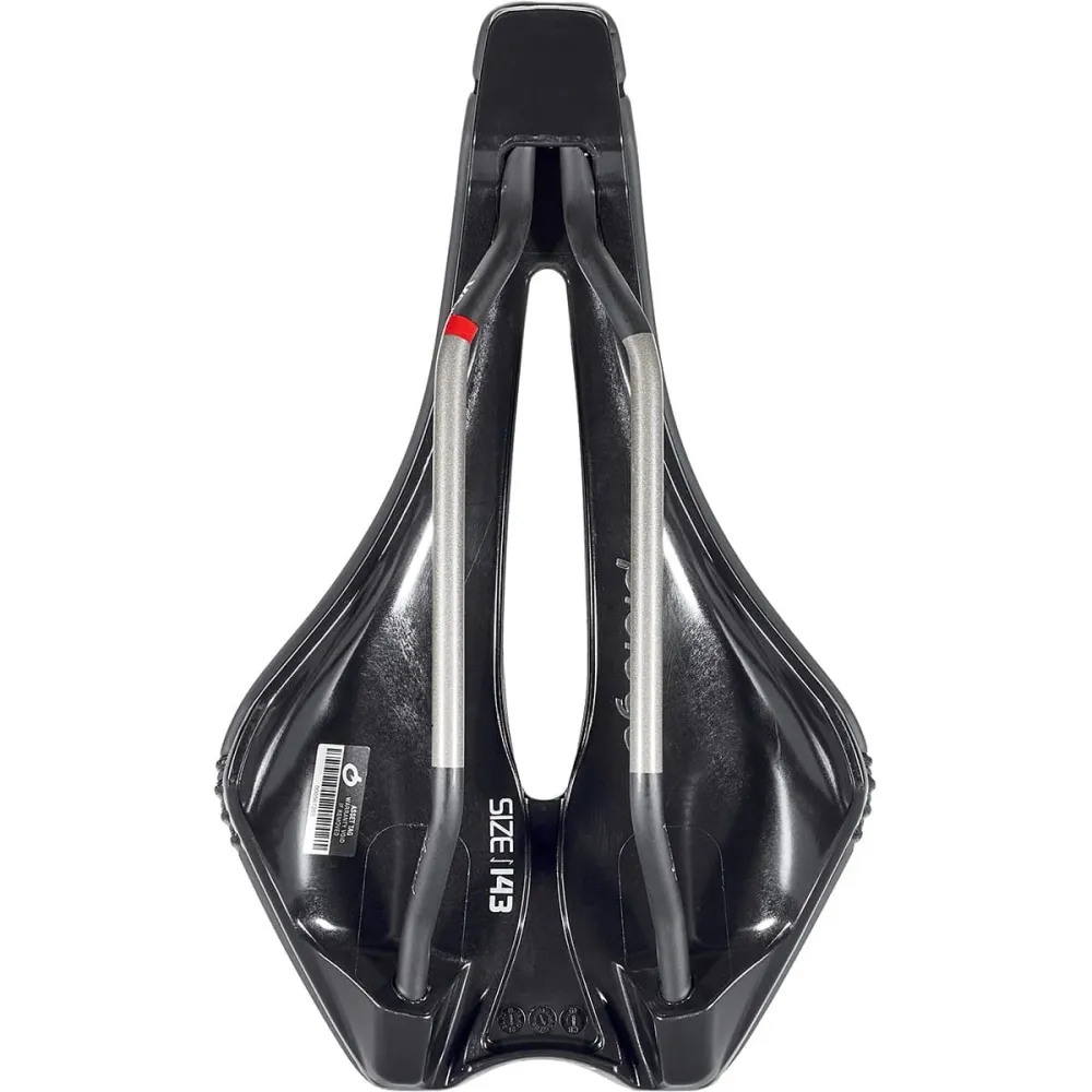 Sadel PROLOGO DIMENSION NDR 143 mm Skänklar TiroX Svart
