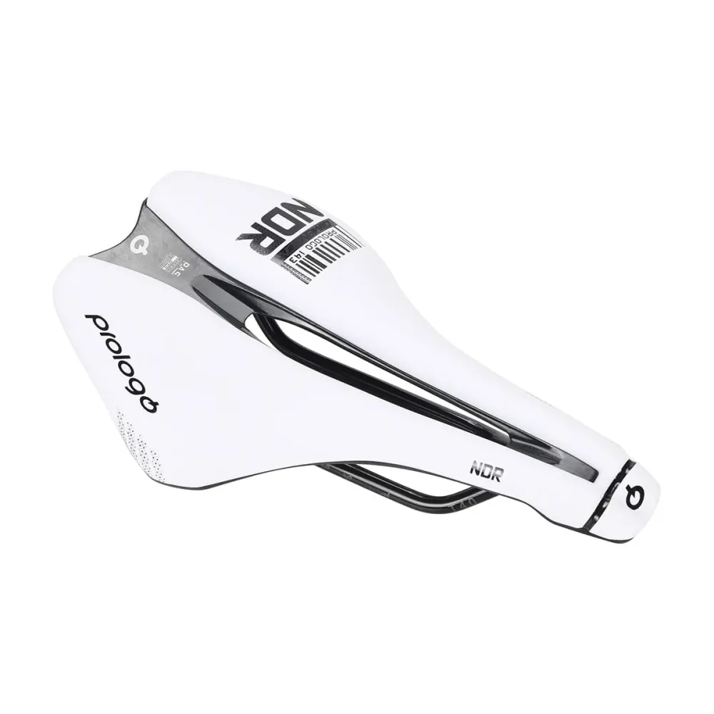 Sadel PROLOGO DIMENSION NDR Carbon Skänklar bredd 143mm Vit