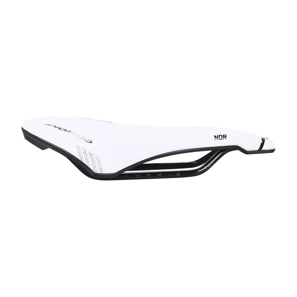 Sadel PROLOGO DIMENSION NDR Carbon Skänklar bredd 143mm Vit
