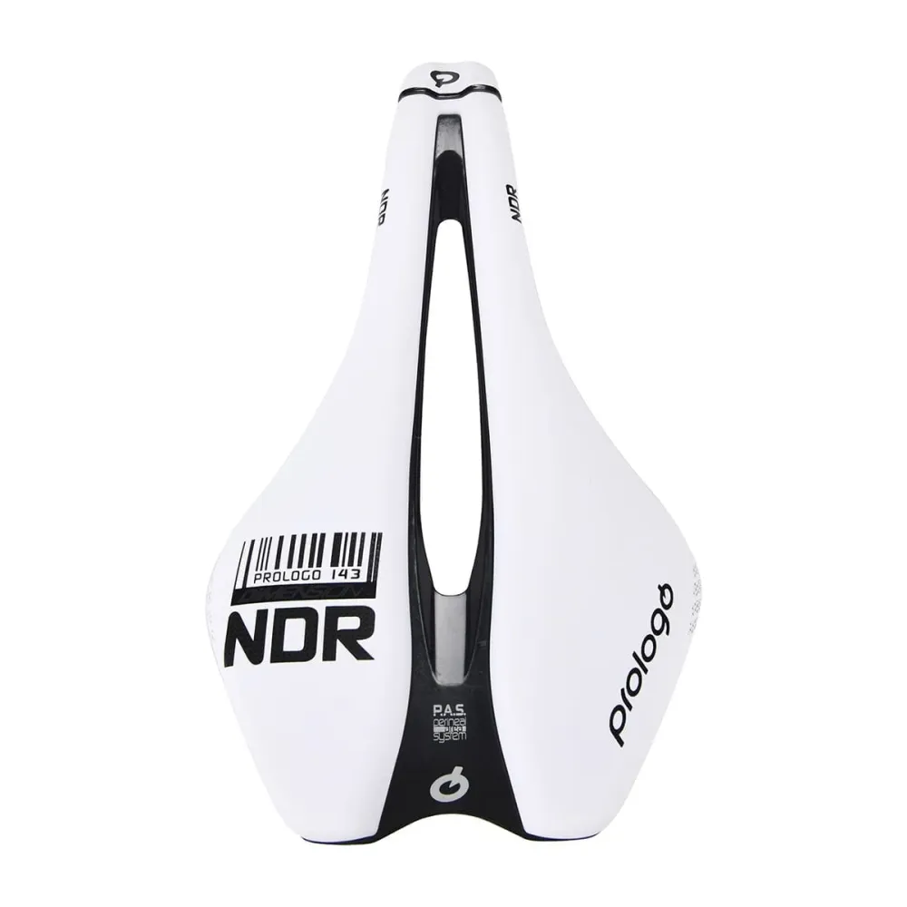 Sadel PROLOGO DIMENSION NDR Carbon Skänklar bredd 143mm Vit