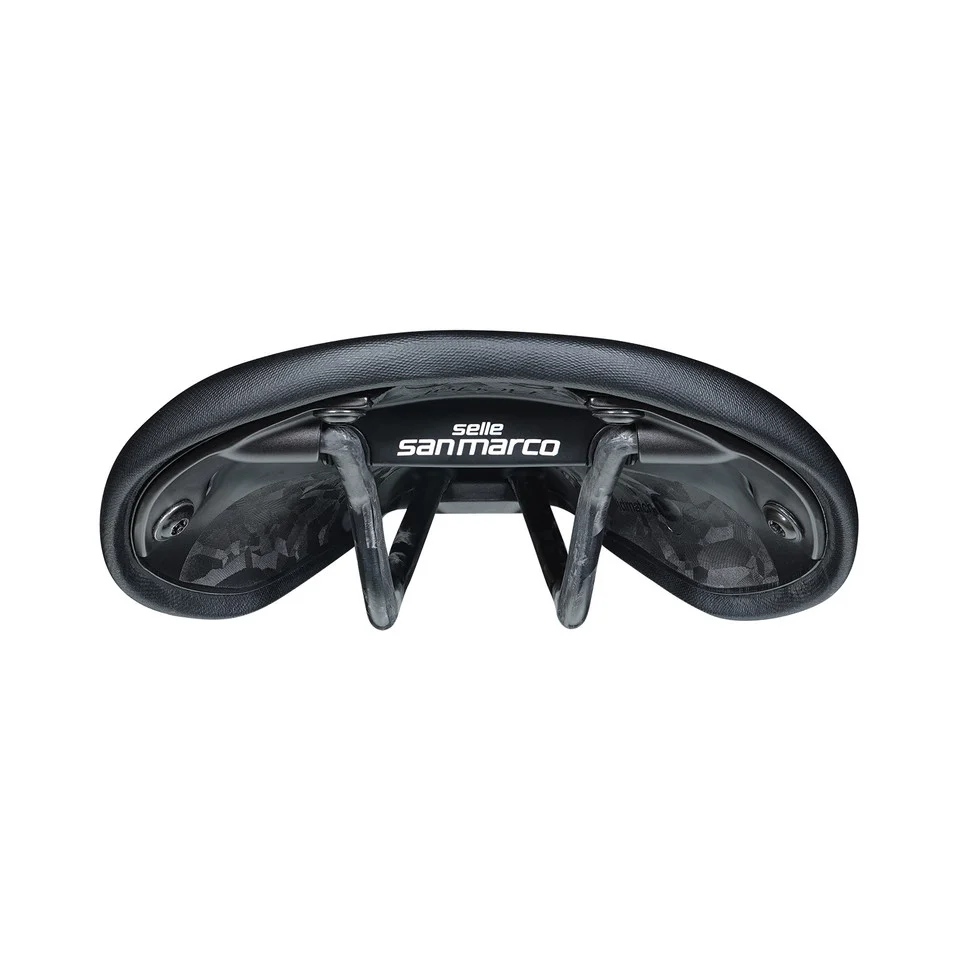 Sadel SAN MARCO REGAL SHORT OPEN-FIT CARBON FX L3 Bredd 165mm Kolfiberräcken
