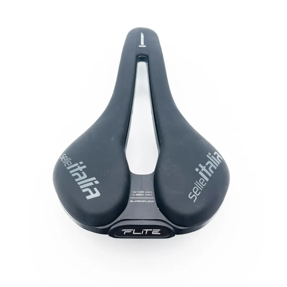 Sadel SELLE ITALIA FLITE BOOST SUPERFLOW L Skenor Mangan Svart