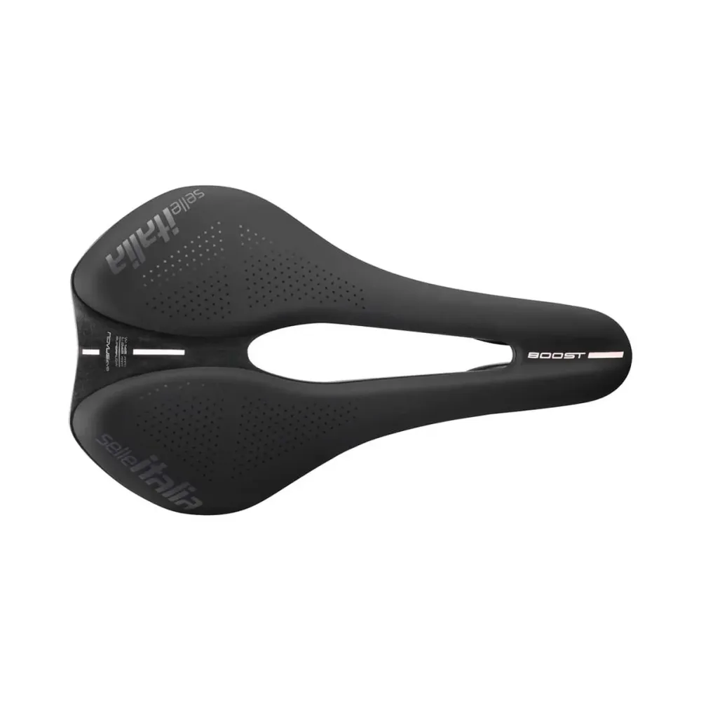 Sadel SELLE ITALIA NOVUS EVO BOOST SUPERFLOW L Skenor Mangan Svart