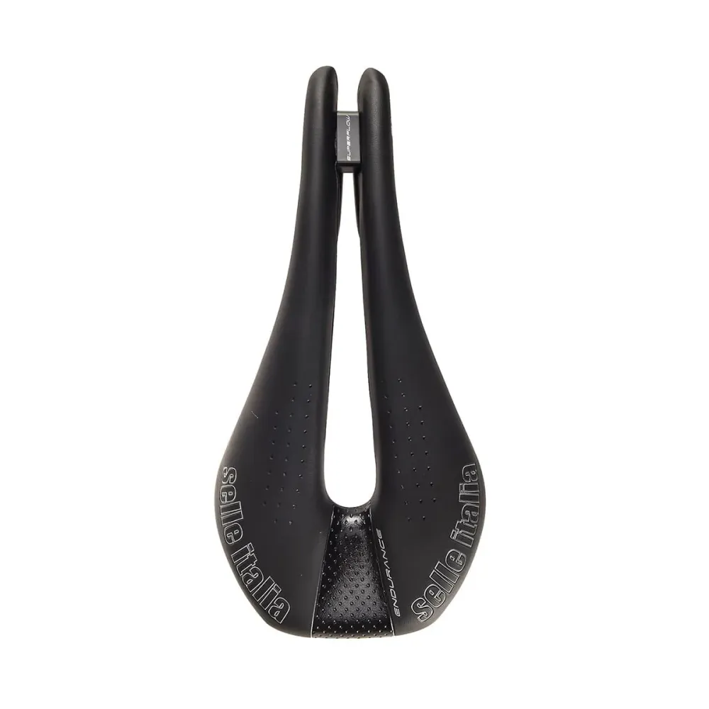 Sadel SELLE ITALIA NOVUS SUPERFLOW ENDURANCE S Skänklar Mangan Svart