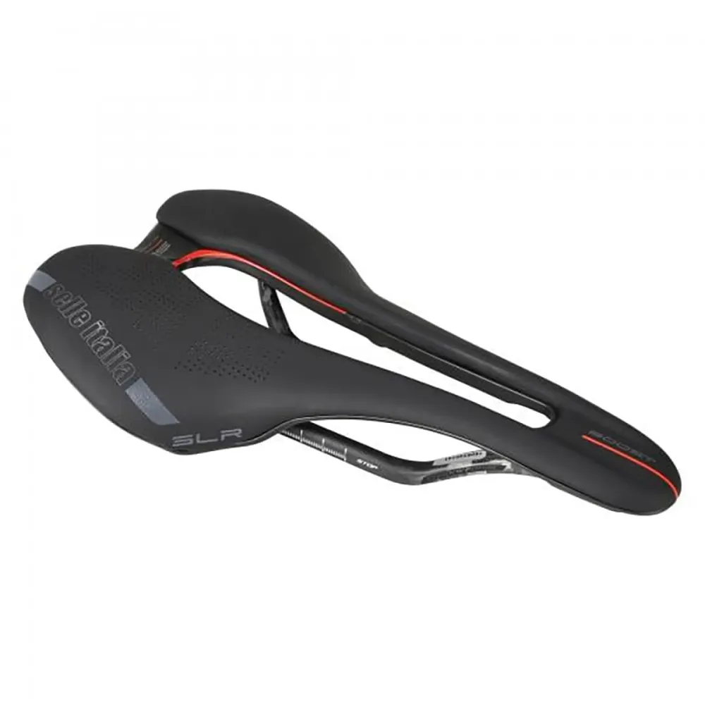 Sadel SELLE ITALIA SLR BOOST SUPERFLOW S KIT CARBONIO CarboKeramic Rails Svart