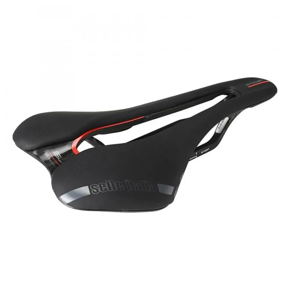 Sadel SELLE ITALIA SLR BOOST SUPERFLOW S KIT CARBONIO CarboKeramic Rails Svart