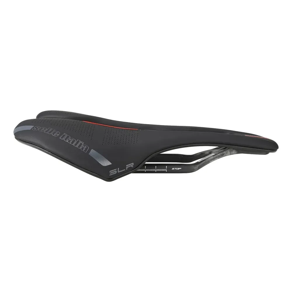 Sadel SELLE ITALIA SLR BOOST SUPERFLOW L KIT CARBONIO CarboKeramic Rails Svart