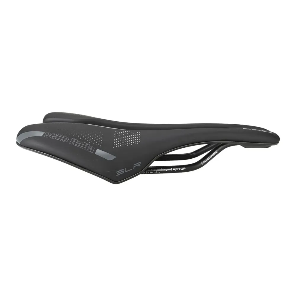 Sadel SELLE ITALIA SLR BOOST TM SUPERFLOW S Skänklar Mangan Svart