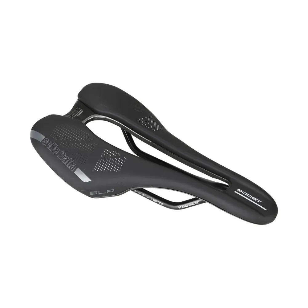Sadel SELLE ITALIA SLR BOOST TM SUPERFLOW S Skänklar Mangan Svart