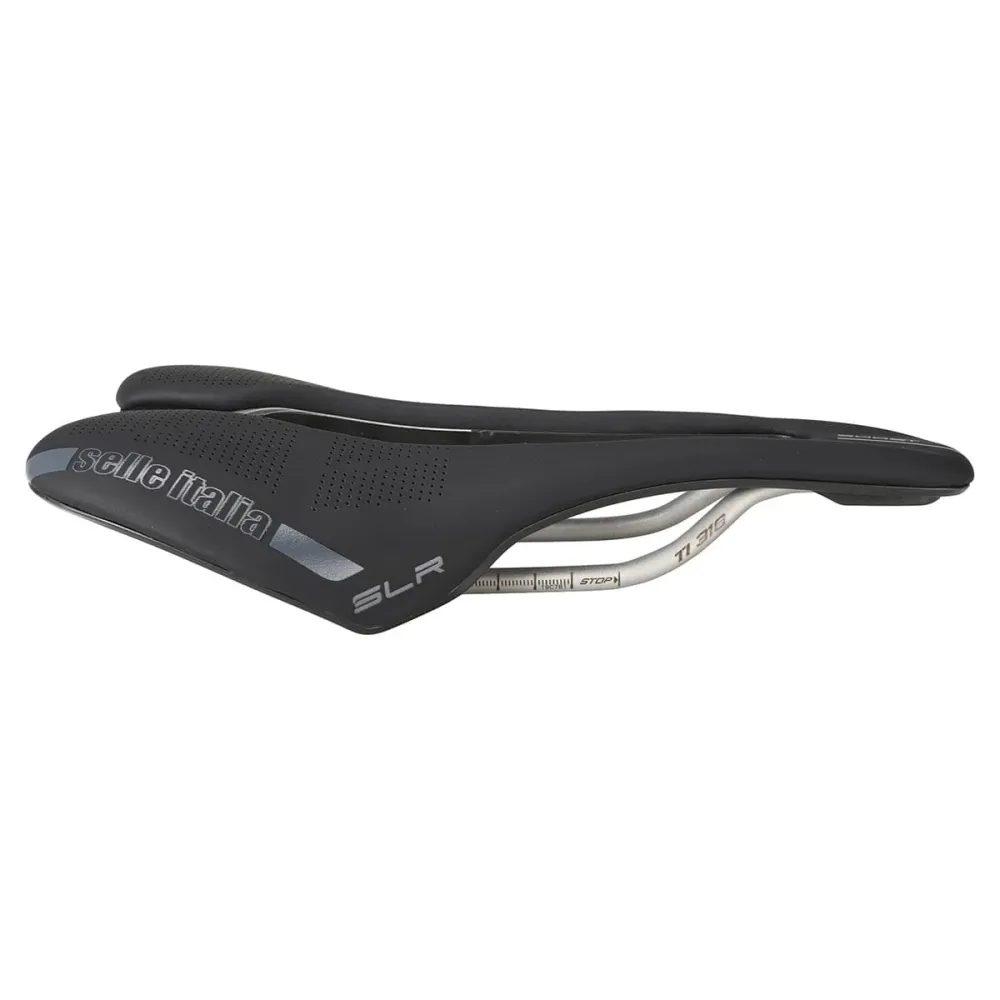Sadel SELLE ITALIA SLR BOOST SUPERFLOW S Rails TI316 Svart