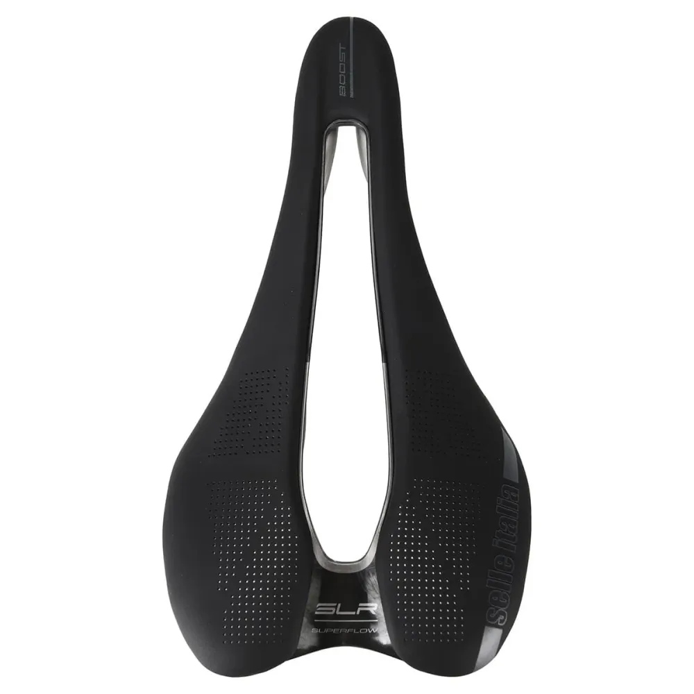 Sadel SELLE ITALIA SLR BOOST SUPERFLOW S Rails TI316 Svart