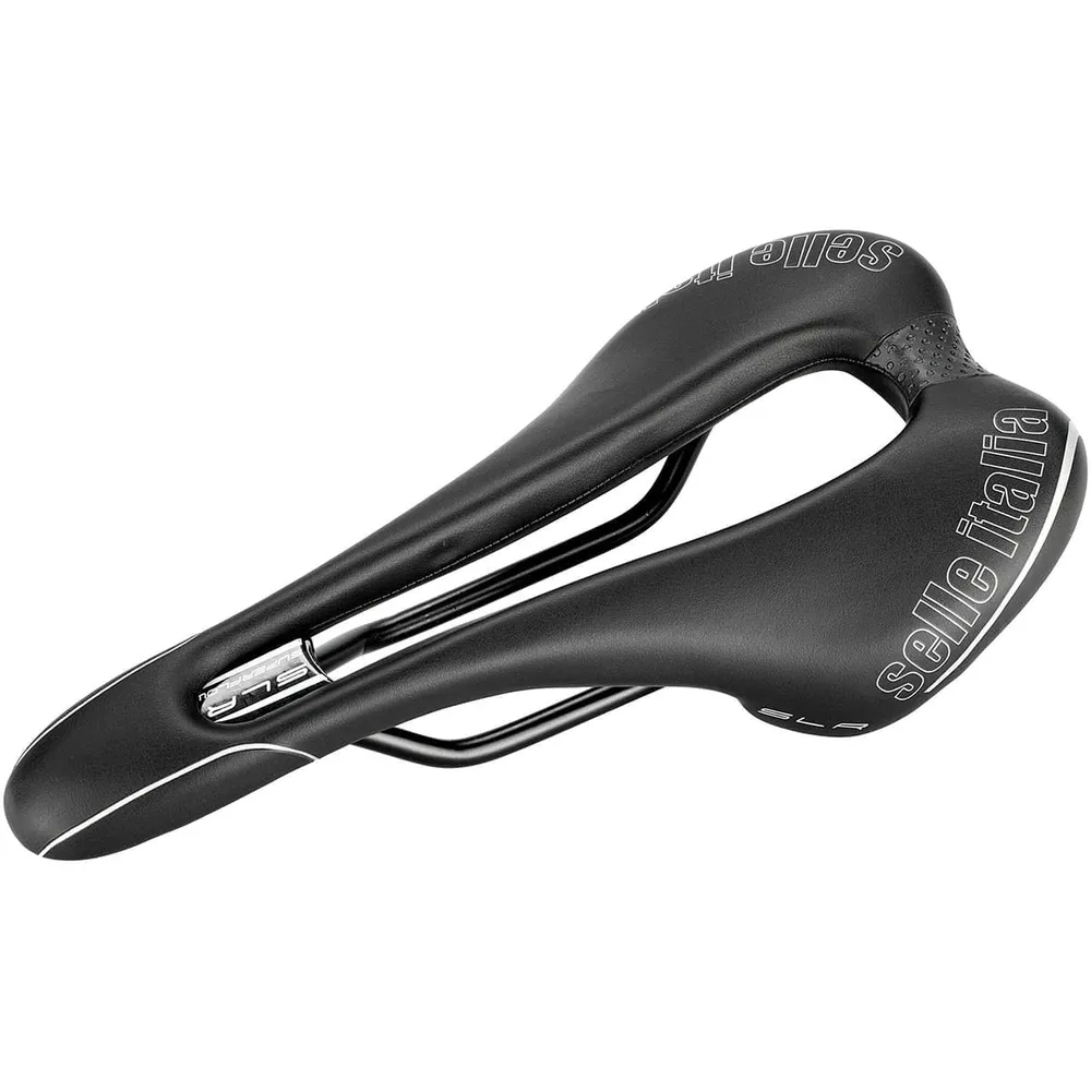 Sadel SELLE ITALIA SLR TM SUPERFLOW L Skänklar Mangan Svart
