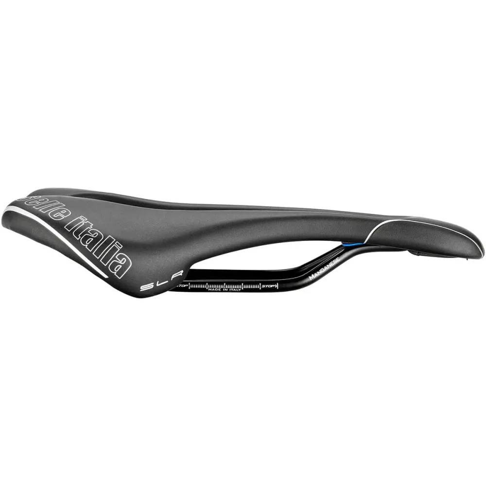 Sadel SELLE ITALIA SLR TM SUPERFLOW L Skänklar Mangan Svart