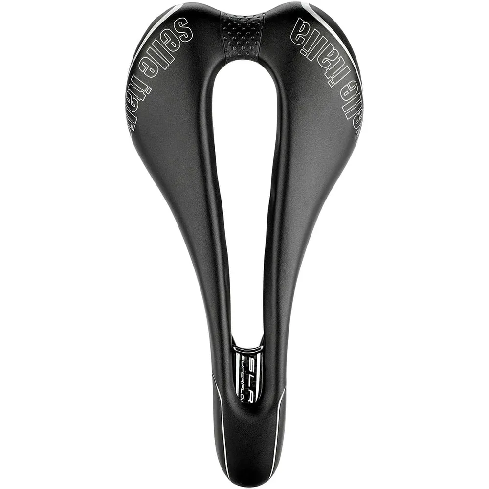 Sadel SELLE ITALIA SLR TM SUPERFLOW L Skänklar Mangan Svart