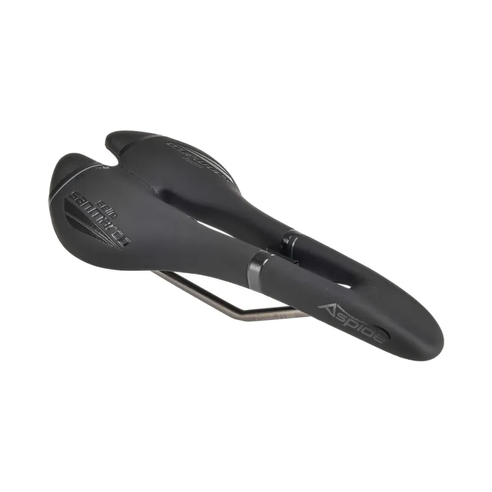 SAN MARCO ASPIDE RACING OPEN FIT NARROW Rails Xsilite Sadel Svart