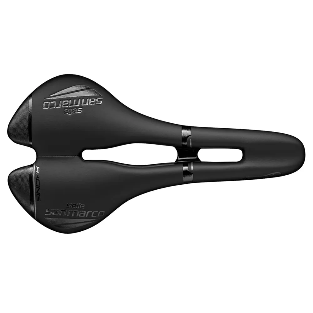 SAN MARCO ASPIDE RACING OPEN FIT NARROW Rails Xsilite Sadel Svart