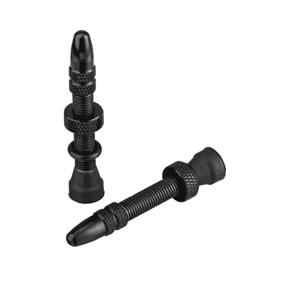 Sats med 2 st 35 mm Presta SPANK-ventiler, svart #SP-RIM-9010