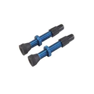 Sats med 2 VAR Presta-ventiler Aluminium 35 mm Blå