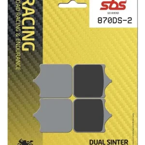 SBS 870DS-2 Dubbla Sinter Bromsbelägg för Road Racing