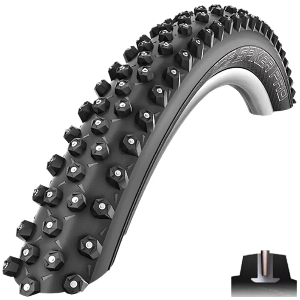 SCHWALBE ICE SPIKER PRO 29x2.60 DD RACEGUARD Tubeless Ready Soft Black-däck