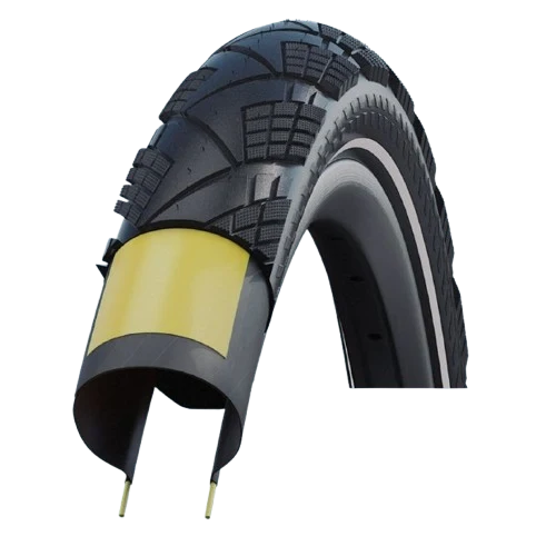 SCHWALBE MARATHON EFFICIENCY 650x60 ADDIX V-Guard Reflex TubeType Soft Black däck