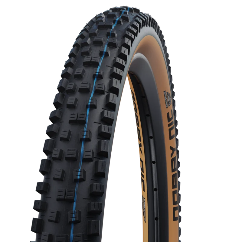 SCHWALBE NOBBY NIC 29x2.40 ADDIX SPEEDGRIP SUPERRACE Tubeless Soft Black/Brown däck