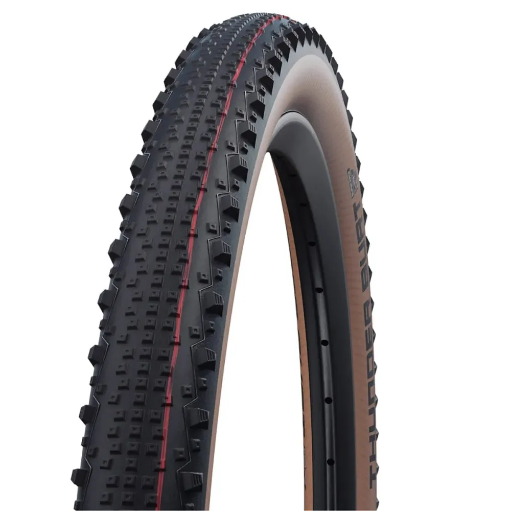 SCHWALBE THUNDER BURT 29x2.35 ADDIX SPEED SUPERRACE Tubeless Ready Soft Black/Brown däck