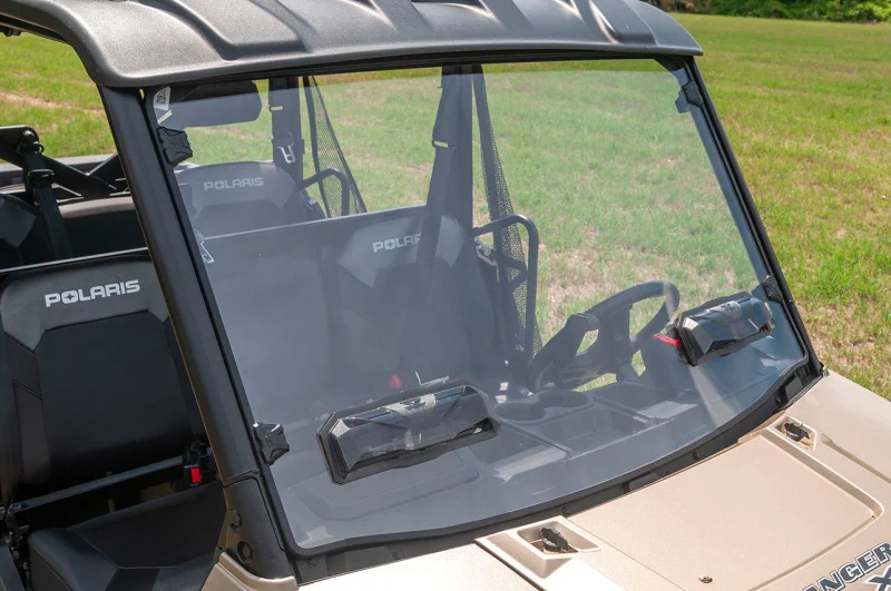 Seizmik 15-23 Polaris Ranger 500/ 570/ EV Mid-Size Pro-fit Tool-Less Windshield Vented HC