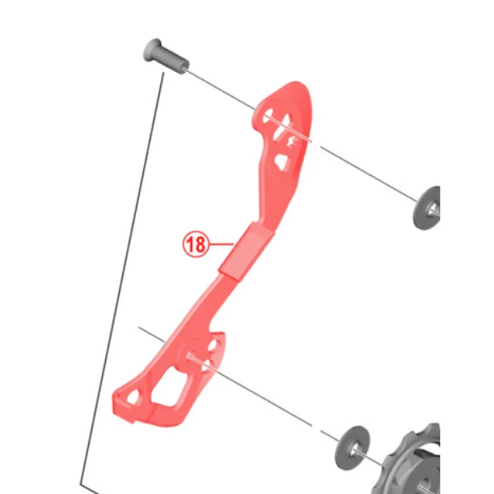 SHIMANO GRX RD-RX817 invändig bur för bakväxel