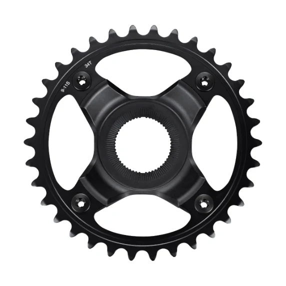 SHIMANO SM-CRE70-B 9/10/11V Mono-kedjekrans för elcyklar 53 mm