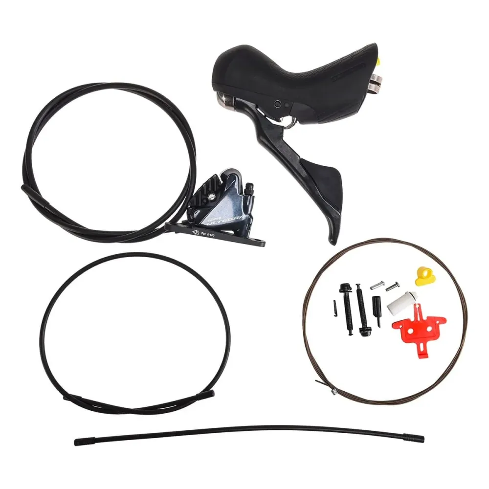 SHIMANO ULTEGRA R8020 Double Flat Mount Discless vänster spak och främre bromsok