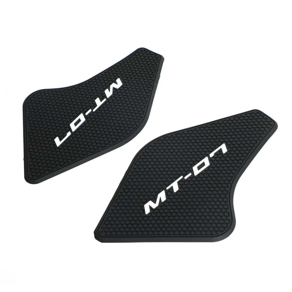 Sidgreppstankkuddar Svart för Yamaha MT-07 MT07 2021-2022 2-stycke Kit Generic