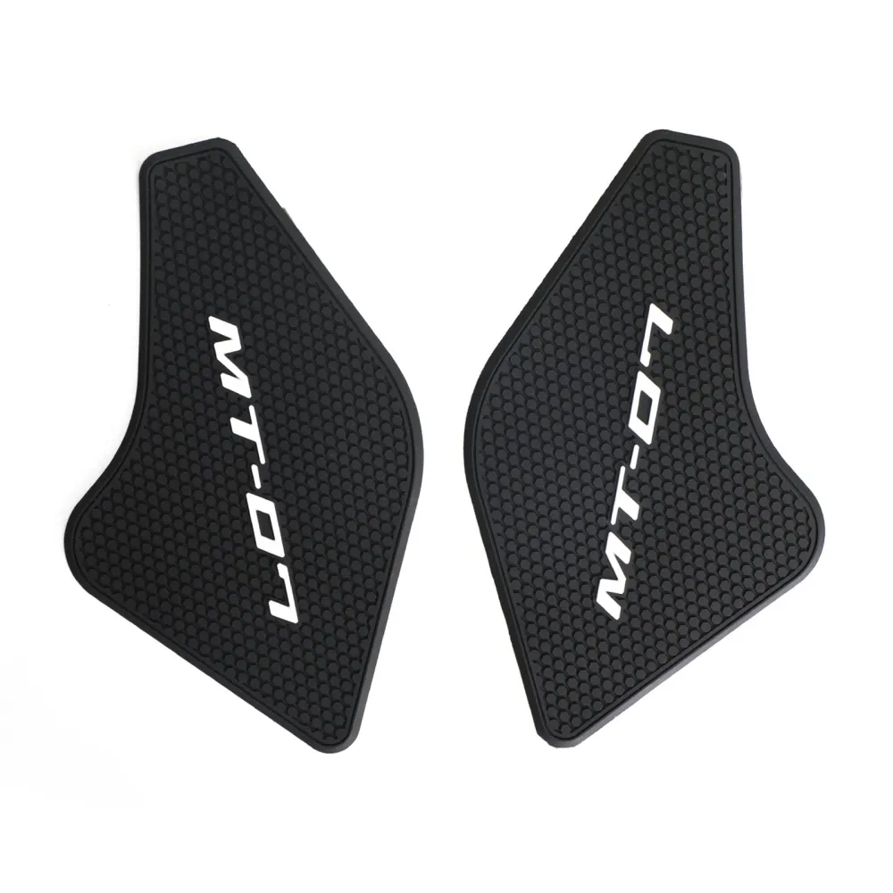 Sidgreppstankkuddar Svart för Yamaha MT-07 MT07 2021-2022 2-stycke Kit Generic