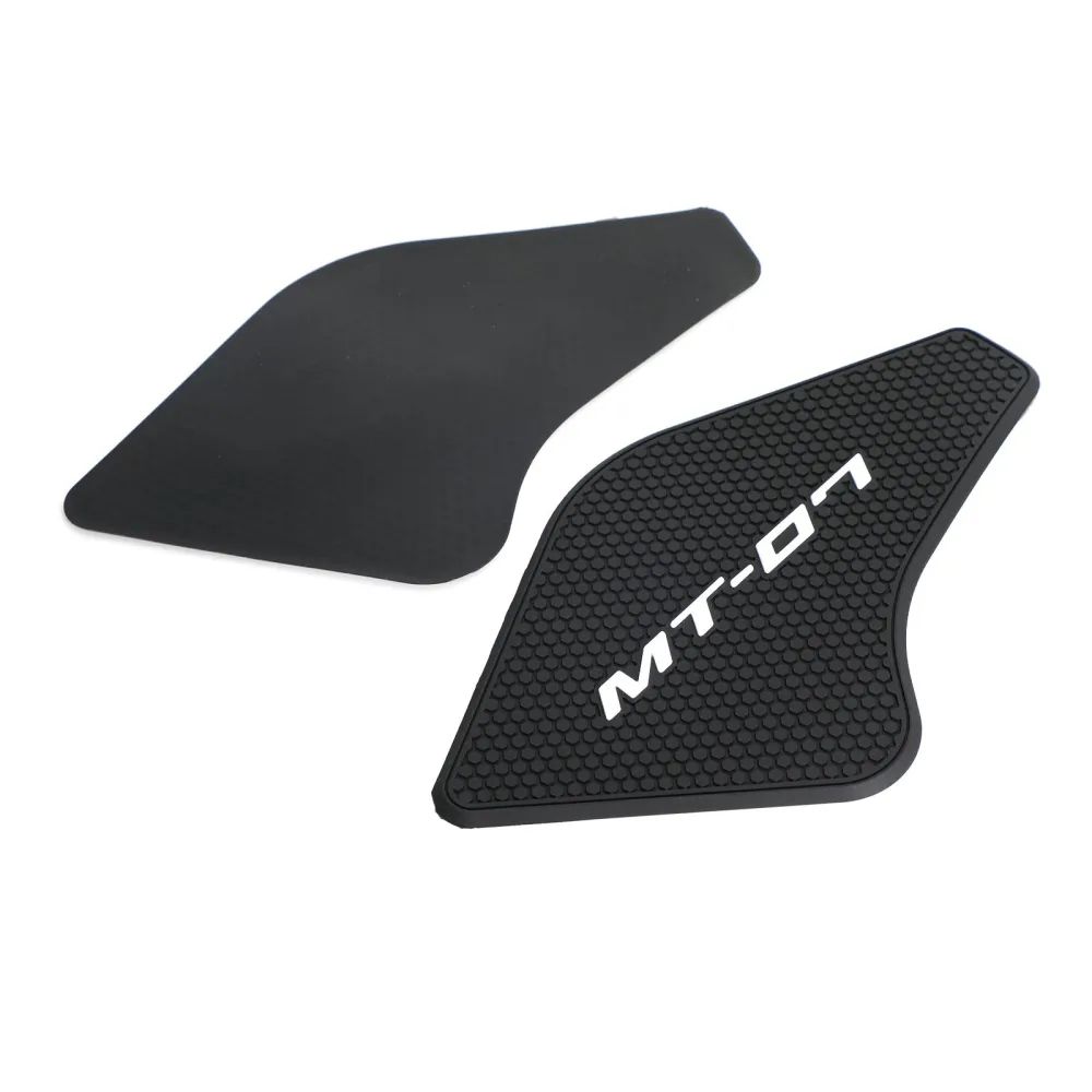 Sidgreppstankkuddar Svart för Yamaha MT-07 MT07 2021-2022 2-stycke Kit Generic