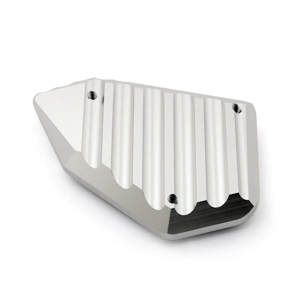 Sidokickstand Stand Plate Pad för BMW R1200GS 08-12 Adventure 2008-2014 Silver