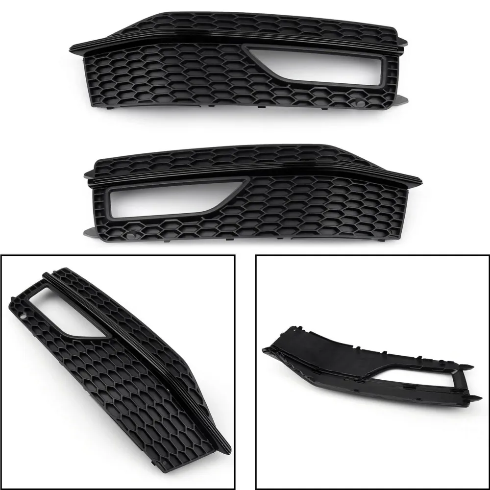 A4 S-line S4 2013-2015 Audi stötfångare Dimljus Lampskydd Grill Ersättningsgaller Generic