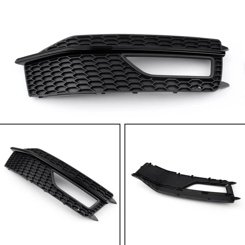A4 S-line S4 2013-2015 Audi stötfångare Dimljus Lampskydd Grill Ersättningsgaller Generic