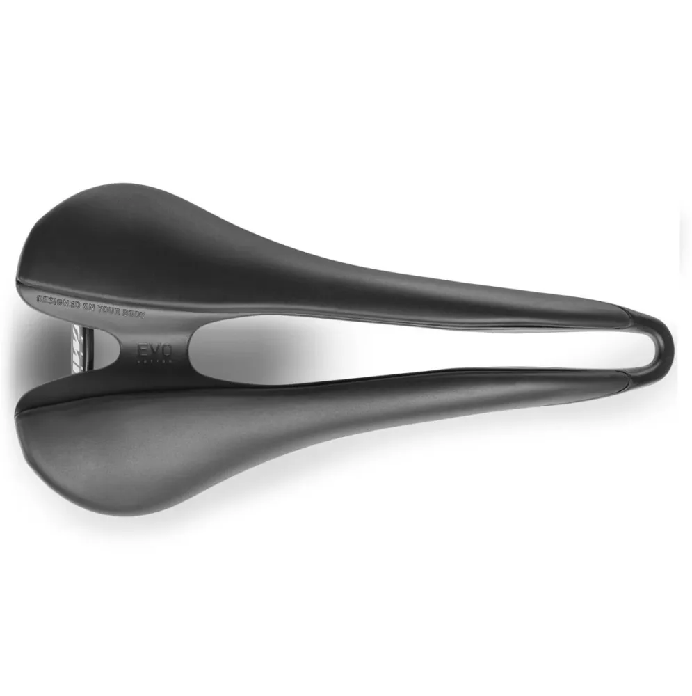 SMP EVO Sadelbredd 138mm Kolfiberskenor Svart