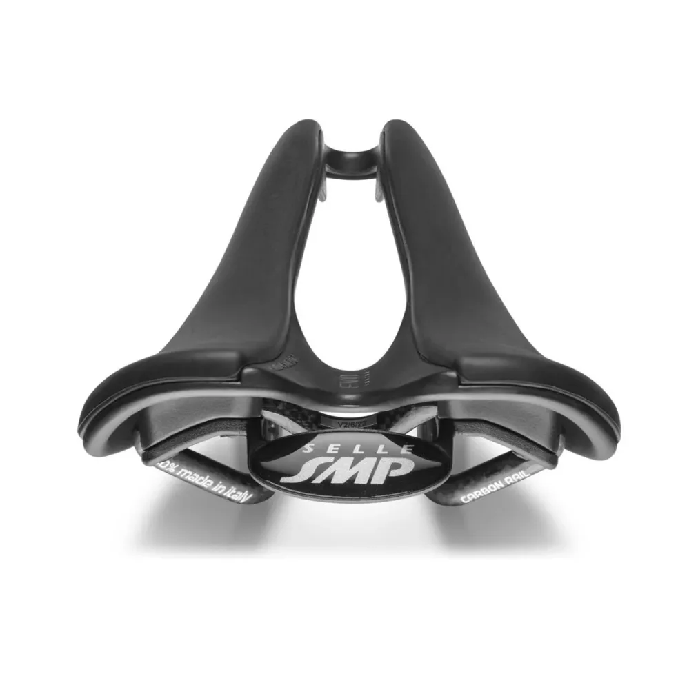 SMP EVO Sadelbredd 138mm Kolfiberskenor Svart