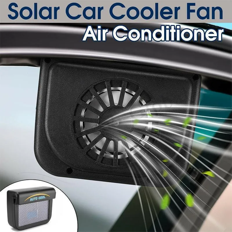 Solcellsdriven Bilfläkt för Fönster, Auto Ventilation