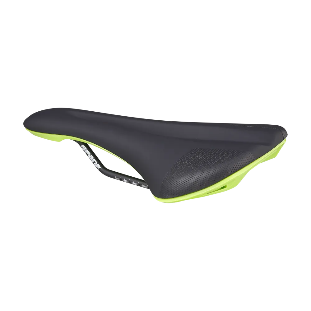 SPANK OOZY 280 144 mm sadel CrMo skenor Grön