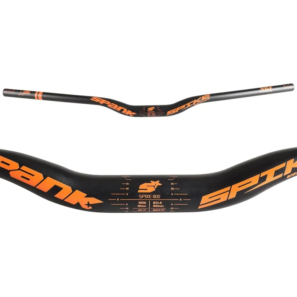 SPANK SPIKE 800 VIBROCORE Rise 30mm 800mm Orange styrstång