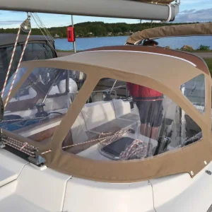 Sprayhood Hanse 400 färg 5035 Serienummer 071213-01