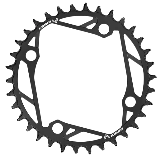 SRAM T-TYPE EAGLE 12V 4 hål 104 mm aluminium svart monokedjehjul