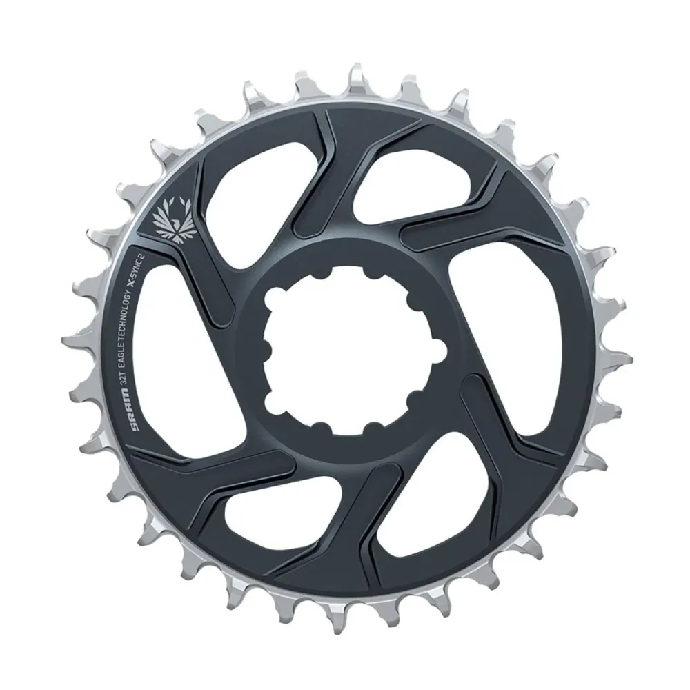 SRAM X-SYNC 2 EAGLE 12V direktmonterad offset 4 mm Lunar Grey Mono-kedjehjul