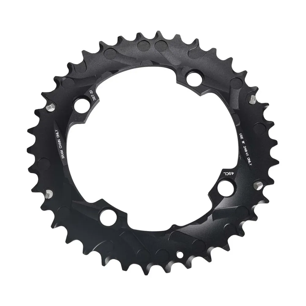 SRAM/TRUVATIV 10V 4-håls extern kedjehjul 104 mm svart